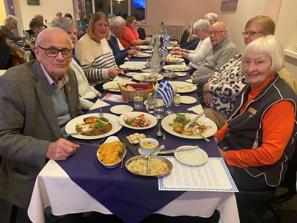Having a Meal With Friends